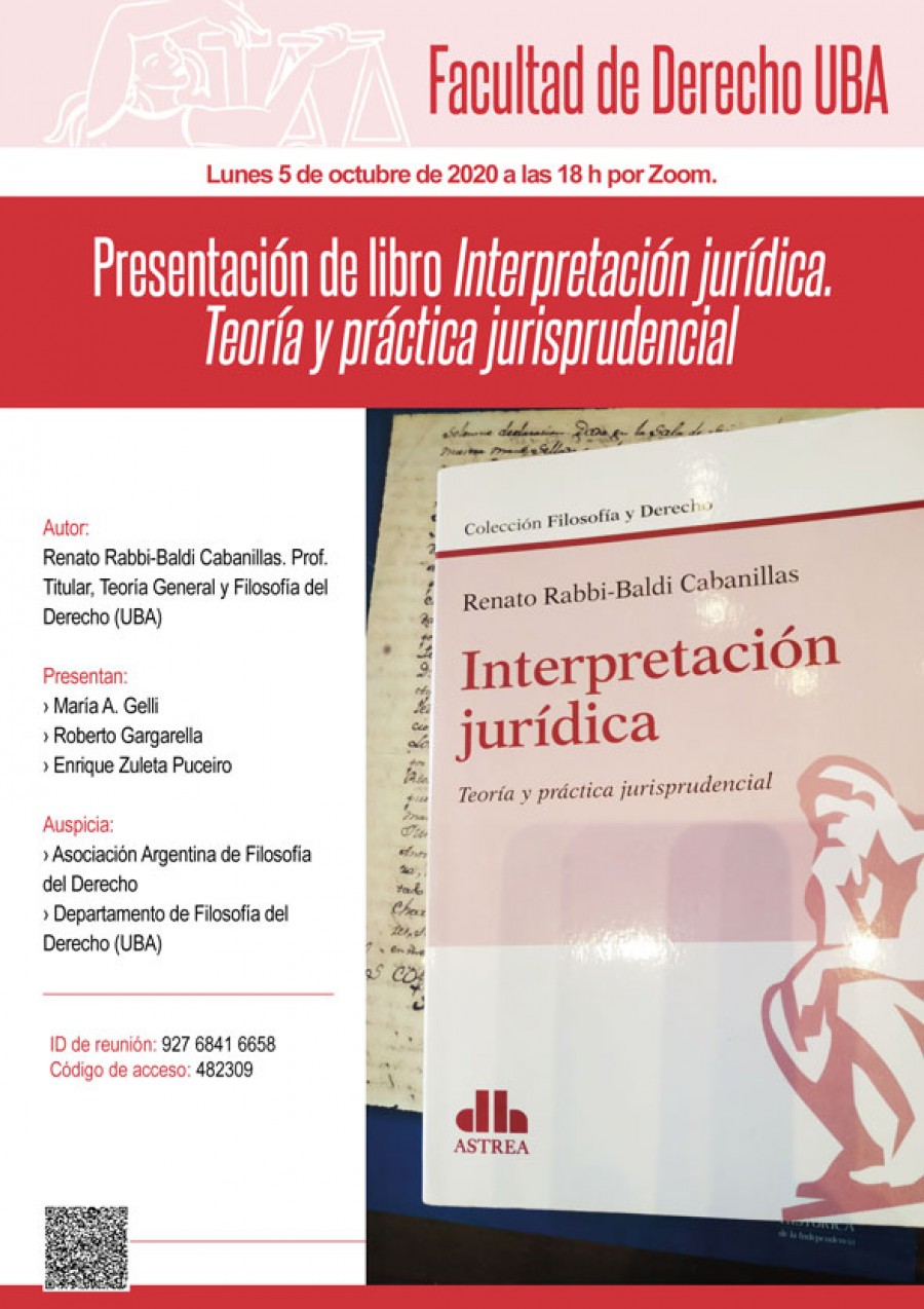 Libro "Interpretacion juridica"